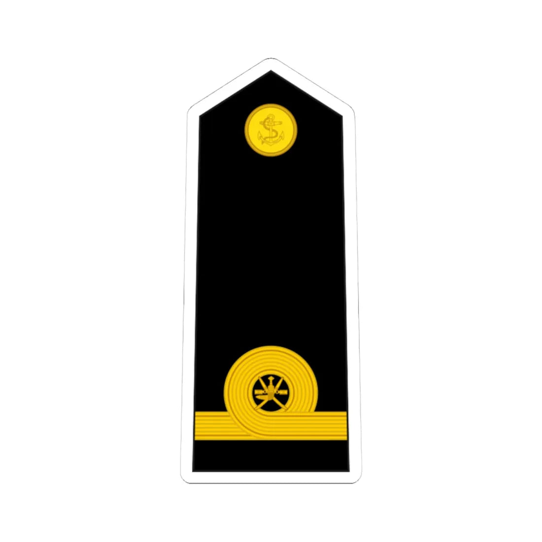 08.RNO SLT2 (Oman) (Military Rank) STICKER Vinyl Kiss-Cut Decal 4 Inch White - The Sticker Space