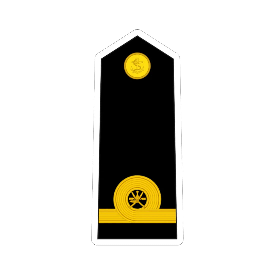 08.RNO SLT2 (Oman) (Military Rank) STICKER Vinyl Kiss-Cut Decal 6 Inch White - The Sticker Space