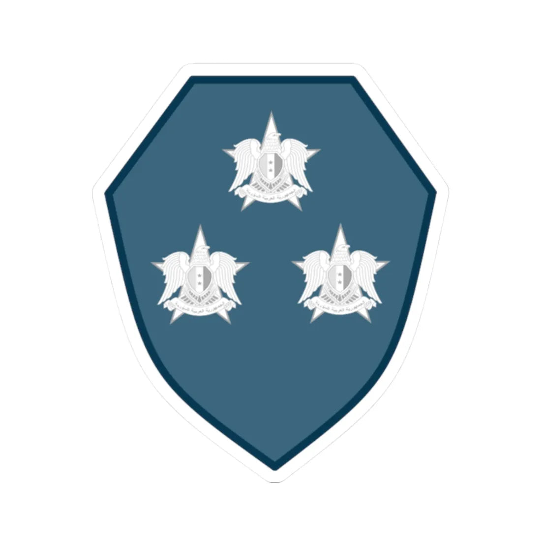 08.Syrian Air Force WO1 (Syria) (Military Rank) STICKER Vinyl Kiss-Cut Decal 2 Inch White - The Sticker Space