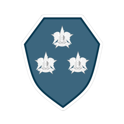 08.Syrian Air Force WO1 (Syria) (Military Rank) STICKER Vinyl Kiss-Cut Decal 4 Inch White - The Sticker Space