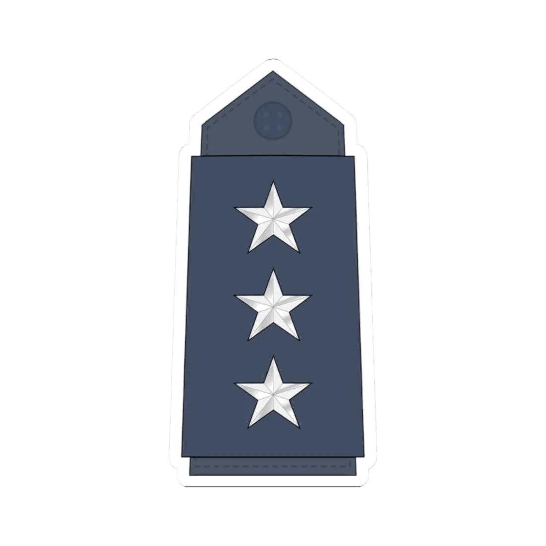 08.YAF CAPT (Yemen) (Military Rank) STICKER Vinyl Kiss-Cut Decal 2 Inch White - The Sticker Space