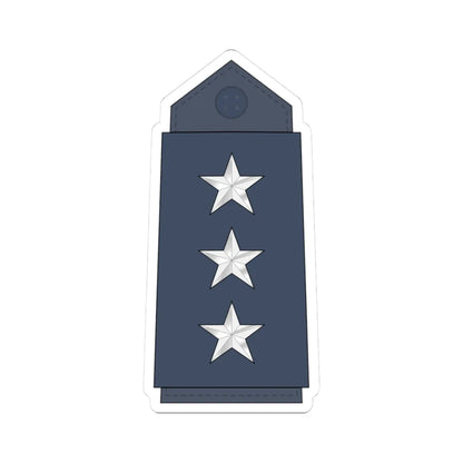 08.YAF CAPT (Yemen) (Military Rank) STICKER Vinyl Kiss-Cut Decal 3 Inch White - The Sticker Space