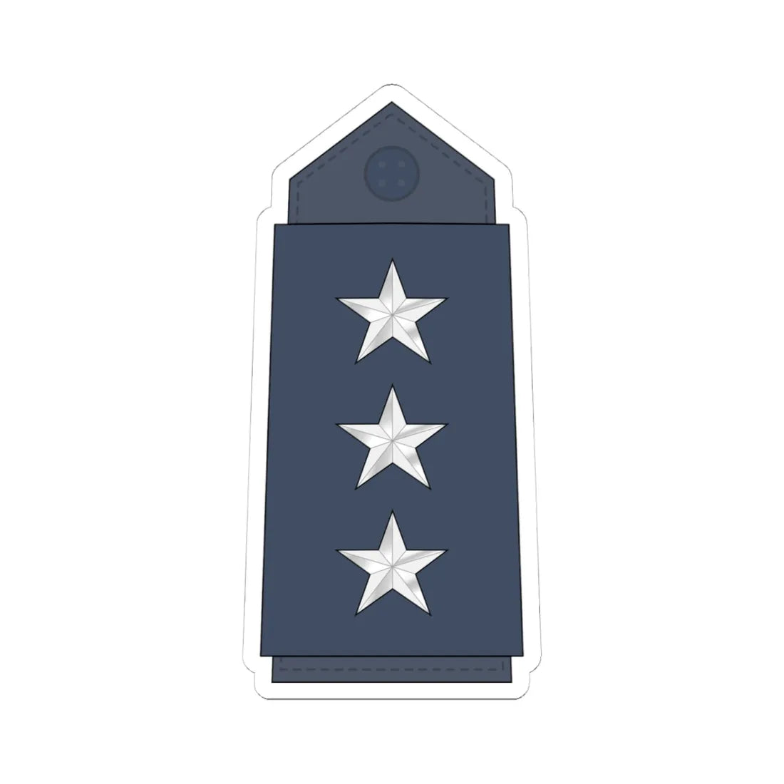08.YAF CAPT (Yemen) (Military Rank) STICKER Vinyl Kiss-Cut Decal 4 Inch White - The Sticker Space