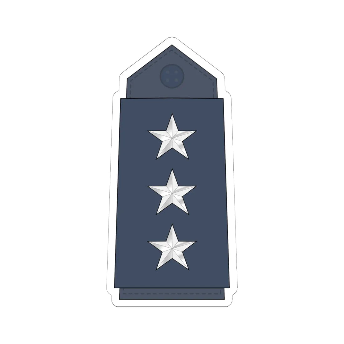 08.YAF CAPT (Yemen) (Military Rank) STICKER Vinyl Kiss-Cut Decal 6 Inch White - The Sticker Space