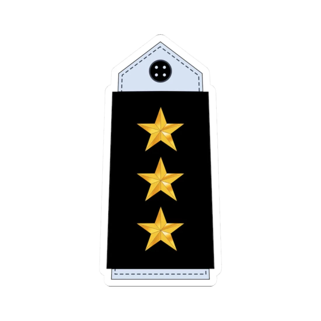 08.YN LT (Yemen) (Military Rank) STICKER Vinyl Kiss-Cut Decal 2 Inch White - The Sticker Space