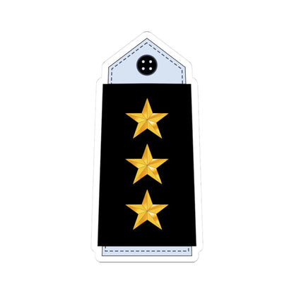 08.YN LT (Yemen) (Military Rank) STICKER Vinyl Kiss-Cut Decal 3 Inch White - The Sticker Space