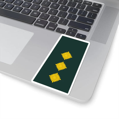 09 Ghana Army CPT (Ghana) (Military Rank) STICKER Vinyl Kiss-Cut Decal - The Sticker Space