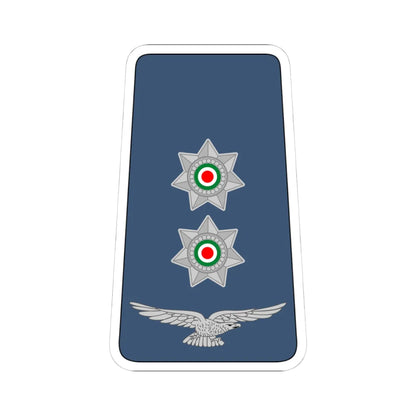 09. JAF 1LT (Jordan) (Military Rank) STICKER Vinyl Kiss-Cut Decal 4 Inch White - The Sticker Space