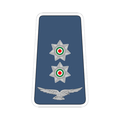 09. JAF 1LT (Jordan) (Military Rank) STICKER Vinyl Kiss-Cut Decal 6 Inch White - The Sticker Space