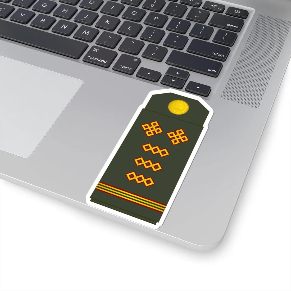 09 Mongolian Army SSG (Mongolia) (Military Rank) STICKER Vinyl Kiss-Cut Decal - The Sticker Space