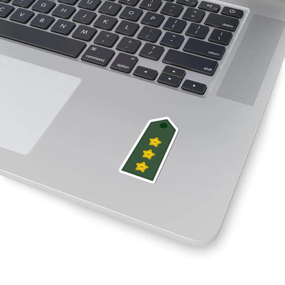 09. Myanmar Army CAPT (Myanmar) (Military Rank) STICKER Vinyl Kiss-Cut Decal - The Sticker Space