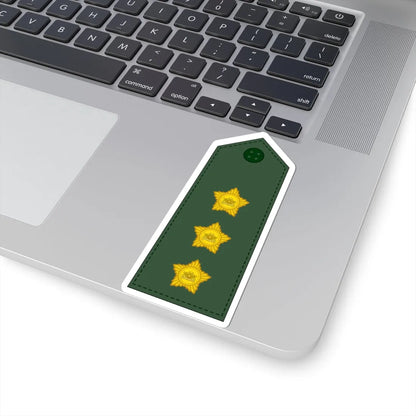 09. Myanmar Army CAPT (Myanmar) (Military Rank) STICKER Vinyl Kiss-Cut Decal - The Sticker Space