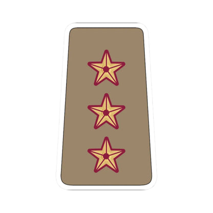 09. QELF CAPT (Qatar) (Military Rank) STICKER Vinyl Kiss-Cut Decal 2 Inch White - The Sticker Space