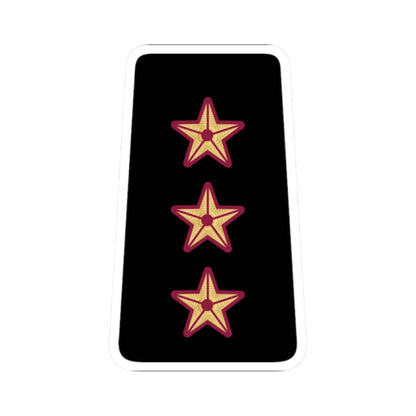 09. QENF CAPT (Qatar) (Military Rank) STICKER Vinyl Kiss-Cut Decal 2 Inch White - The Sticker Space