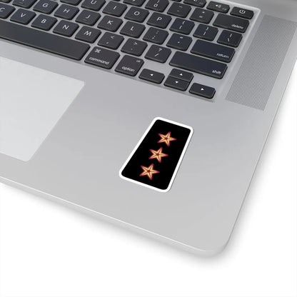 09. QENF CAPT (Qatar) (Military Rank) STICKER Vinyl Kiss-Cut Decal - The Sticker Space