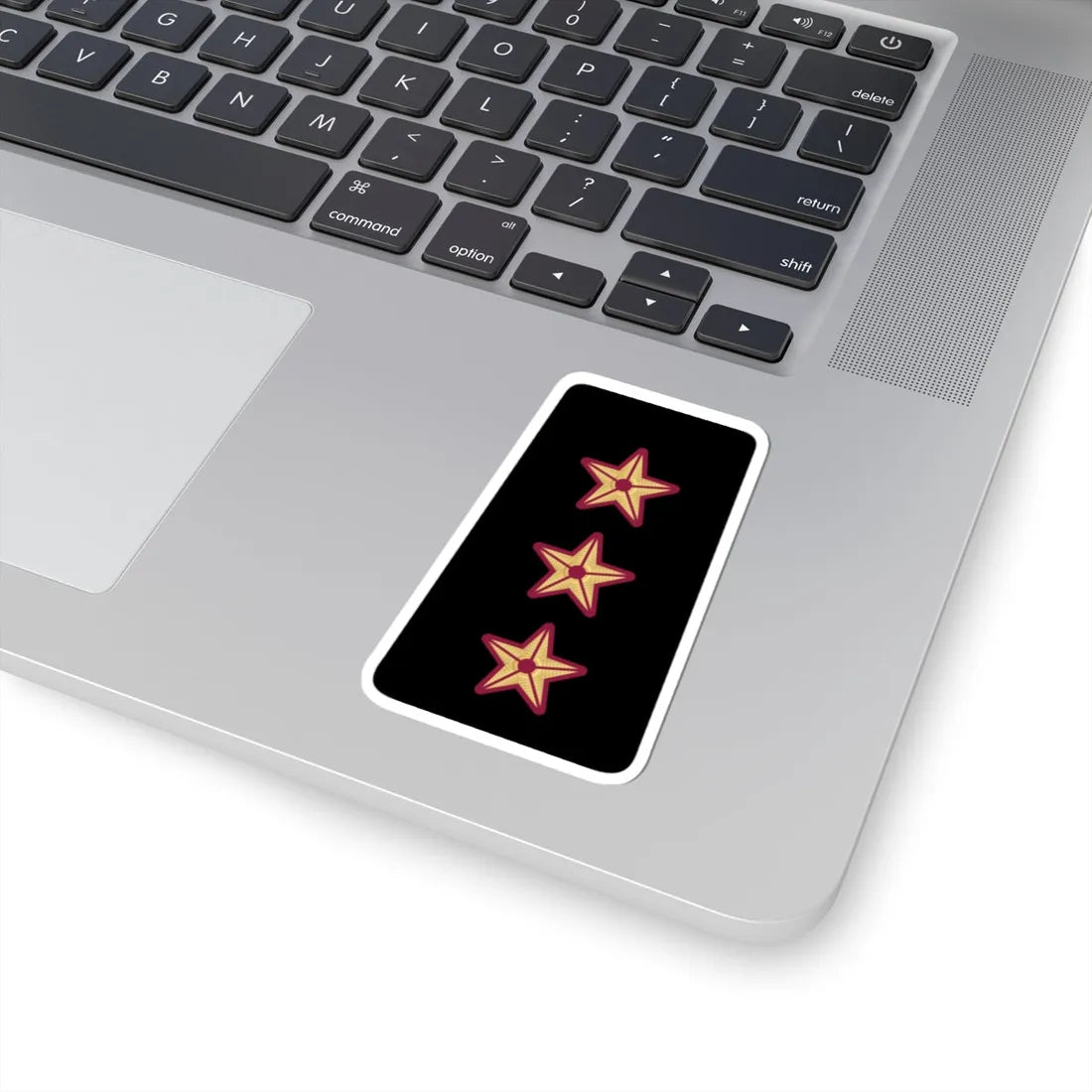 09. QENF CAPT (Qatar) (Military Rank) STICKER Vinyl Kiss-Cut Decal - The Sticker Space