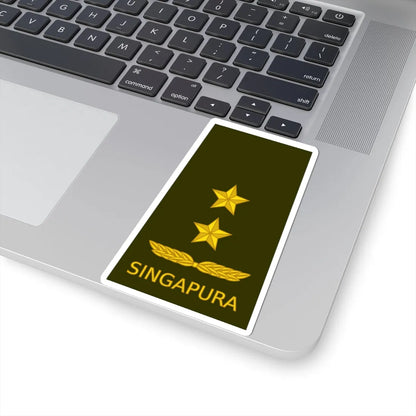 09 RSA OF07 (Singapore) (Military Rank) STICKER Vinyl Kiss-Cut Decal - The Sticker Space