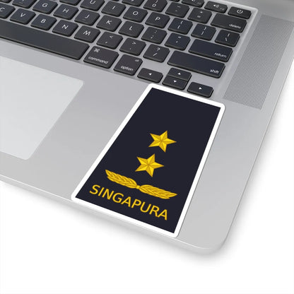09 RSAF OF07 (Singapore) (Military Rank) STICKER Vinyl Kiss-Cut Decal - The Sticker Space