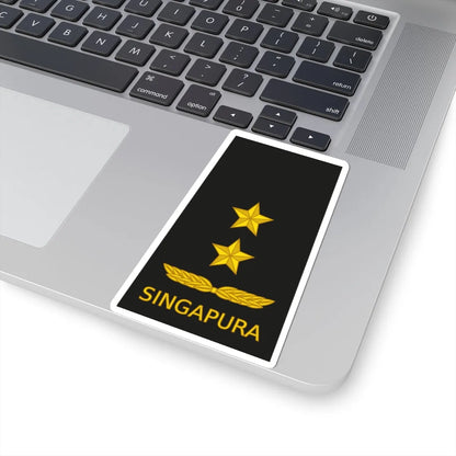 09 RSN OF07 (Singapore) (Military Rank) STICKER Vinyl Kiss-Cut Decal - The Sticker Space