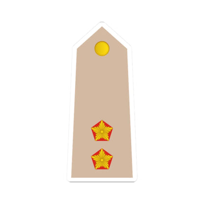 09 Somali Army 1LT (Mali) (Military Rank) STICKER Vinyl Kiss-Cut Decal 2 Inch White - The Sticker Space