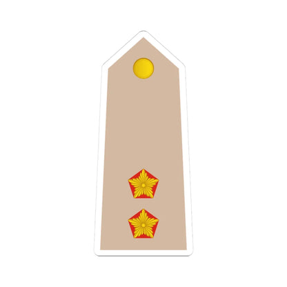 09 Somali Army 1LT (Mali) (Military Rank) STICKER Vinyl Kiss-Cut Decal 3 Inch White - The Sticker Space