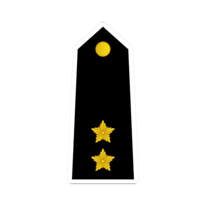 09 Somali Navy 1LT (Mali) (Military Rank) STICKER Vinyl Kiss-Cut Decal 2 Inch White - The Sticker Space