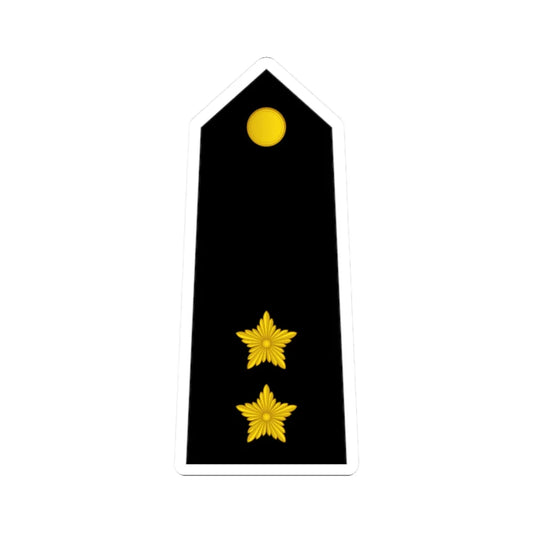 09 Somali Navy 1LT (Mali) (Military Rank) STICKER Vinyl Kiss-Cut Decal 2 Inch White - The Sticker Space