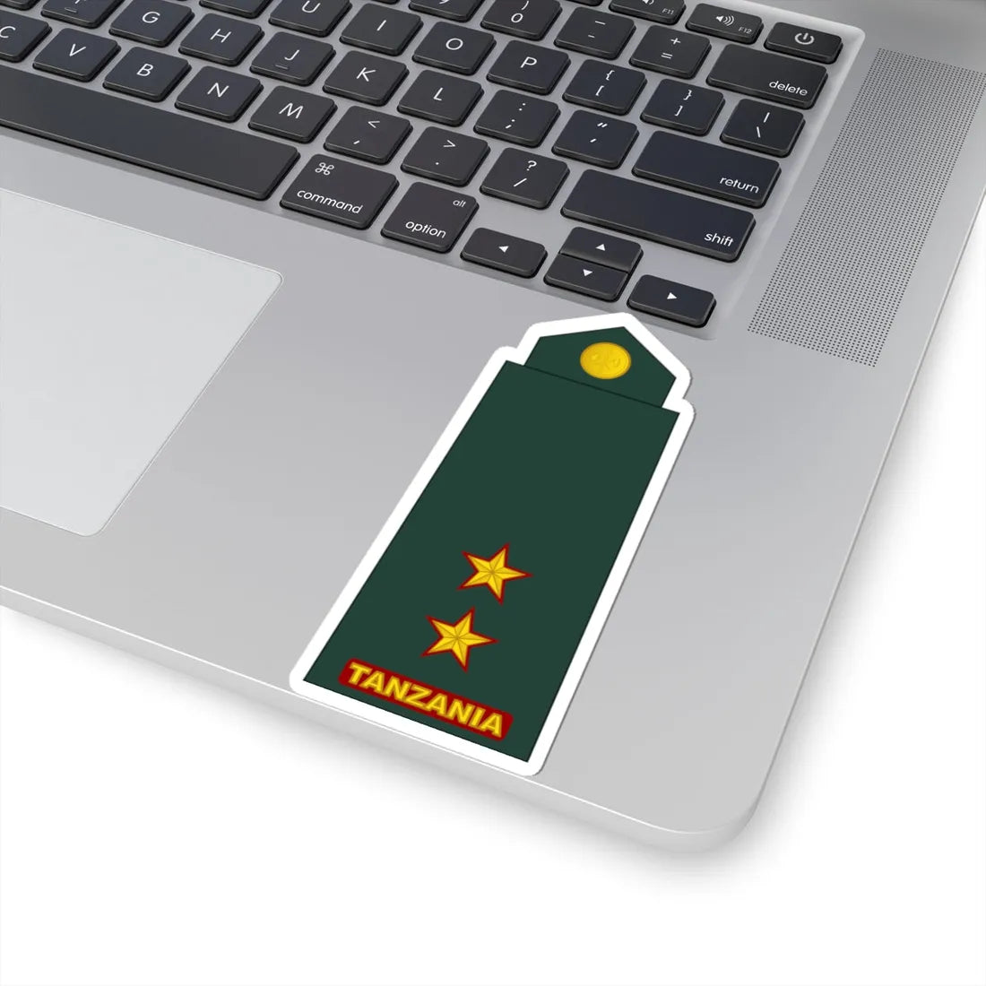 09 Tanzania Army 1LT (Tanzania) (Military Rank) STICKER Vinyl Kiss-Cut Decal - The Sticker Space