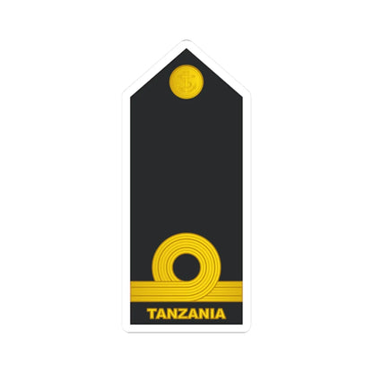 09 Tanzania Navy SLT (Tanzania) (Military Rank) STICKER Vinyl Kiss-Cut Decal 2 Inch White - The Sticker Space