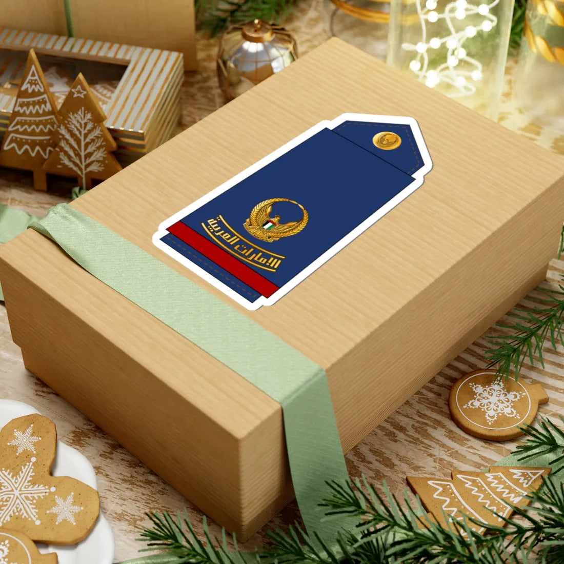 09 UAEAF MAJ (United Arab Emirates) (Military Rank) STICKER Vinyl Kiss-Cut Decal - The Sticker Space