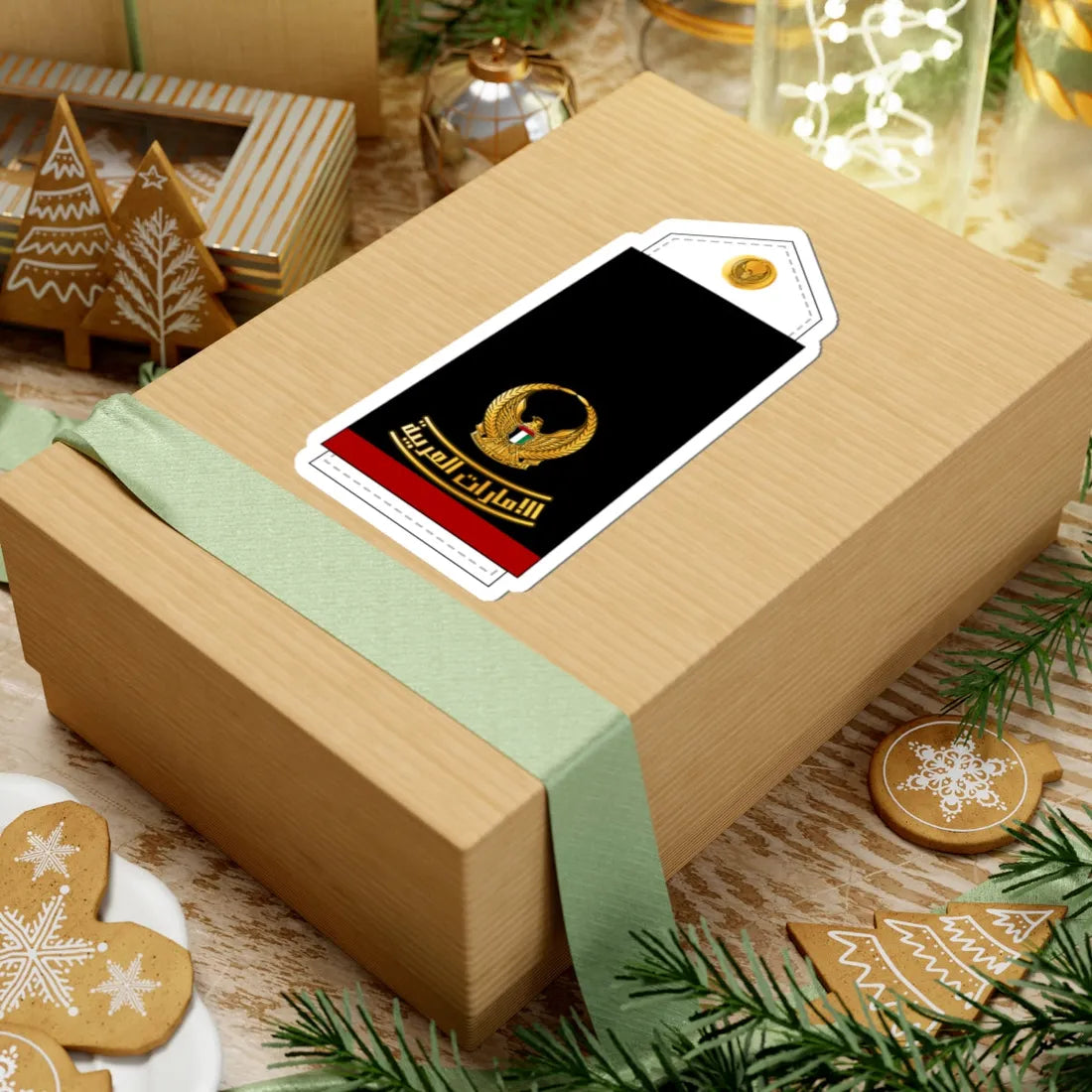 09 UAEN MAJ (United Arab Emirates) (Military Rank) STICKER Vinyl Kiss-Cut Decal - The Sticker Space