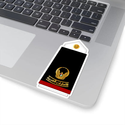09 UAEN MAJ (United Arab Emirates) (Military Rank) STICKER Vinyl Kiss-Cut Decal - The Sticker Space