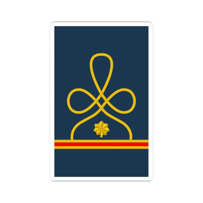 09 US Army Mess Uniform MAJ (United States) (Military Rank) STICKER Vinyl Kiss-Cut Decal 3 Inch White - The Sticker Space