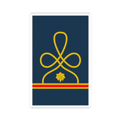 09 US Army Mess Uniform MAJ (United States) (Military Rank) STICKER Vinyl Kiss-Cut Decal 4 Inch White - The Sticker Space