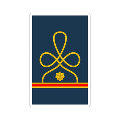 09 US Army Mess Uniform MAJ (United States) (Military Rank) STICKER Vinyl Kiss-Cut Decal 6 Inch White - The Sticker Space