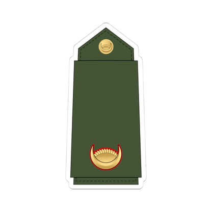 09.Nepalese Army WO2 (Nepal) (Military Rank) STICKER Vinyl Kiss-Cut Decal 4 Inch White - The Sticker Space