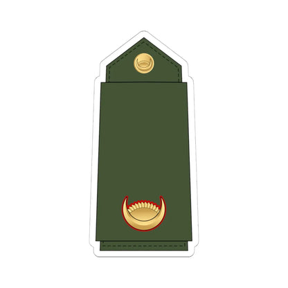09.Nepalese Army WO2 (Nepal) (Military Rank) STICKER Vinyl Kiss-Cut Decal 6 Inch White - The Sticker Space