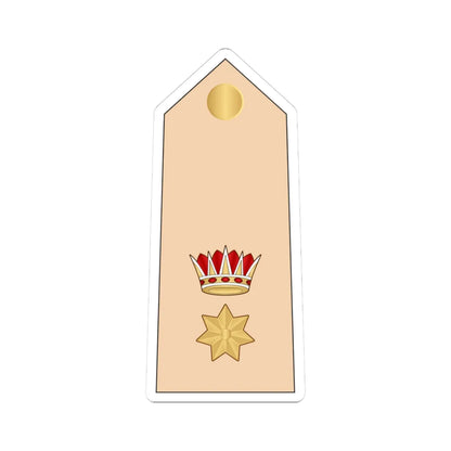 09.RBLF LTC (Bahrain) (Military Rank) STICKER Vinyl Kiss-Cut Decal 3 Inch White - The Sticker Space