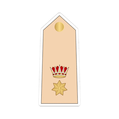 09.RBLF LTC (Bahrain) (Military Rank) STICKER Vinyl Kiss-Cut Decal 4 Inch White - The Sticker Space