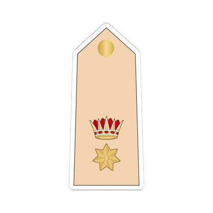 09.RBLF LTC (Bahrain) (Military Rank) STICKER Vinyl Kiss-Cut Decal 6 Inch White - The Sticker Space