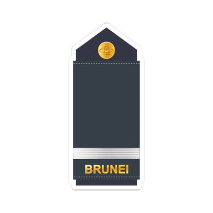 09.RBrAF OC (Brunei) (Military Rank) STICKER Vinyl Kiss-Cut Decal 3 Inch White - The Sticker Space