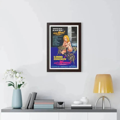 1,000 CONVICTS AND A WOMAN 1971 - Framed Movie Poster - The Sticker Space