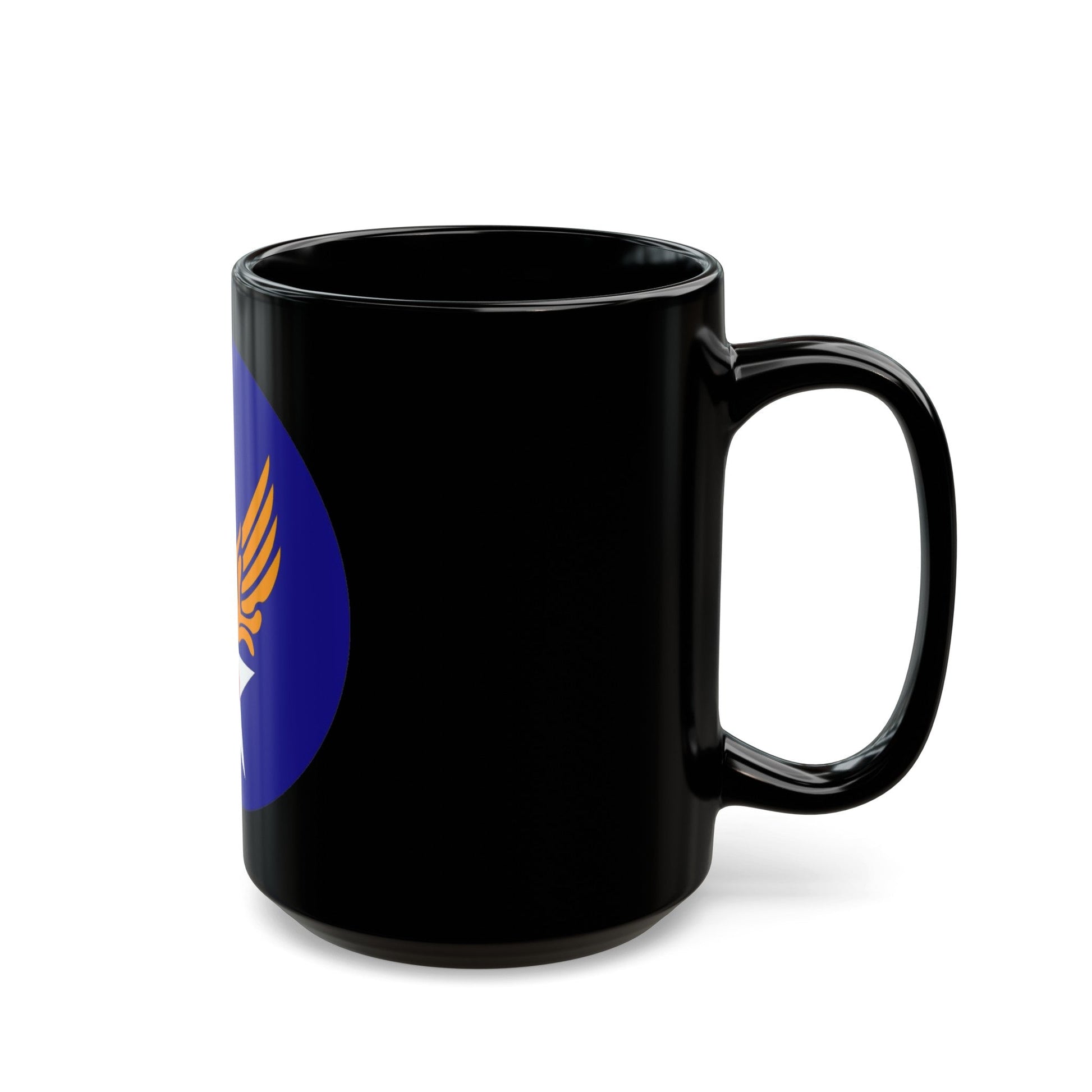 1 Air Force (U.S. Army) Black Coffee Mug-The Sticker Space