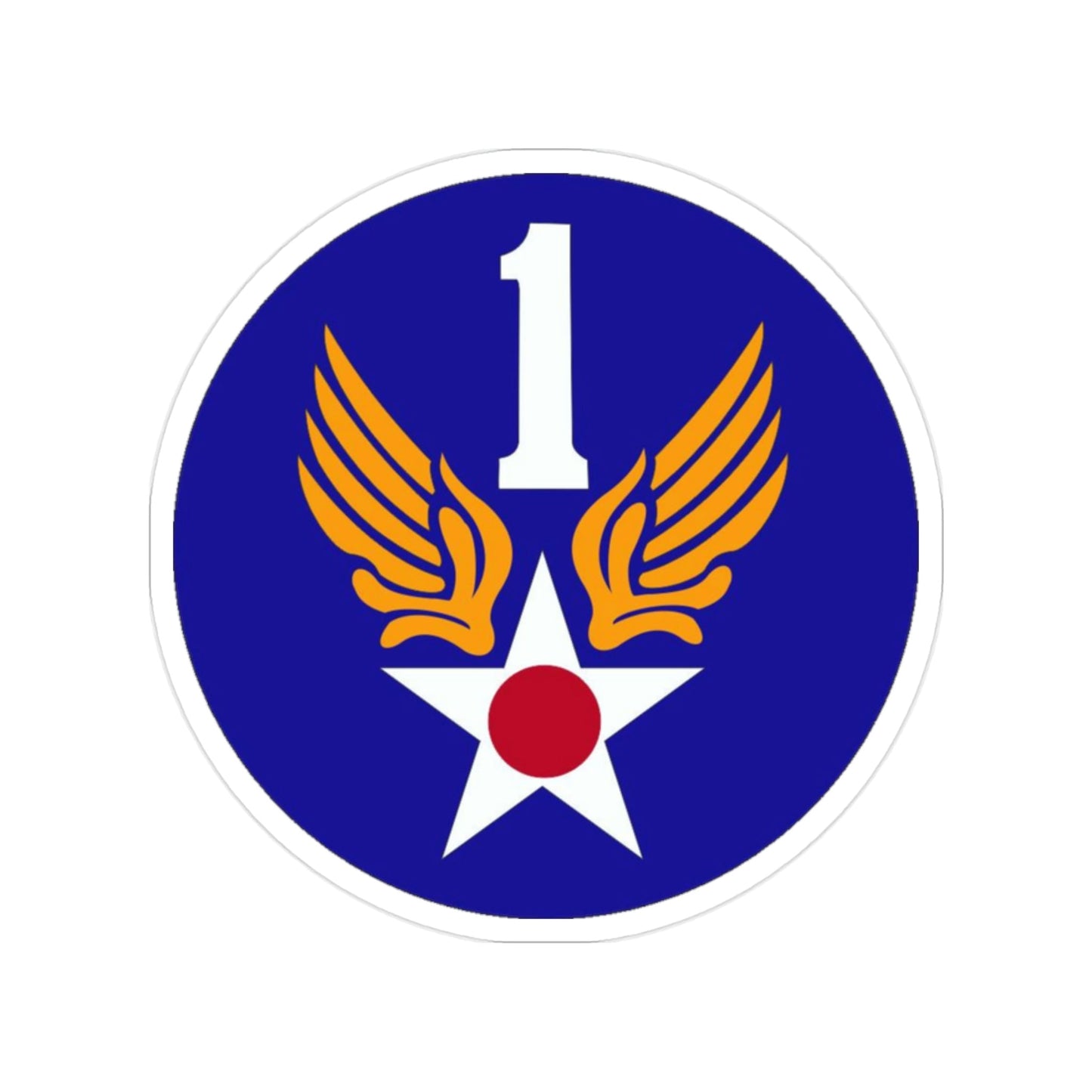 1 Air Force (U.S. Army) Transparent STICKER Die-Cut Vinyl Decal-2 Inch-The Sticker Space