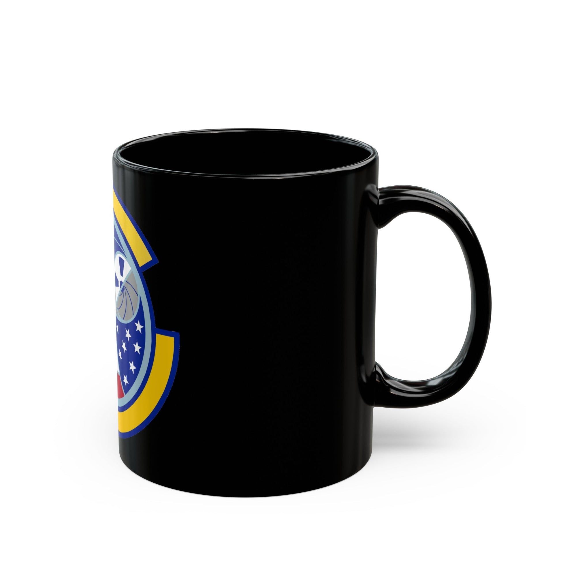 1 Combat Camera Squadron (U.S. Air Force) Black Coffee Mug-The Sticker Space