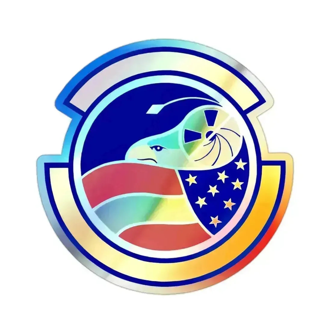 1 Combat Camera Squadron (U.S. Air Force) Holographic STICKER Die-Cut Vinyl Decal 2 Inch Holographic - The Sticker Space