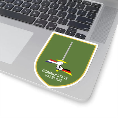 1 GE-NL Corps (Germany) (Coat of Arms) STICKER Vinyl Kiss-Cut Decal - The Sticker Space