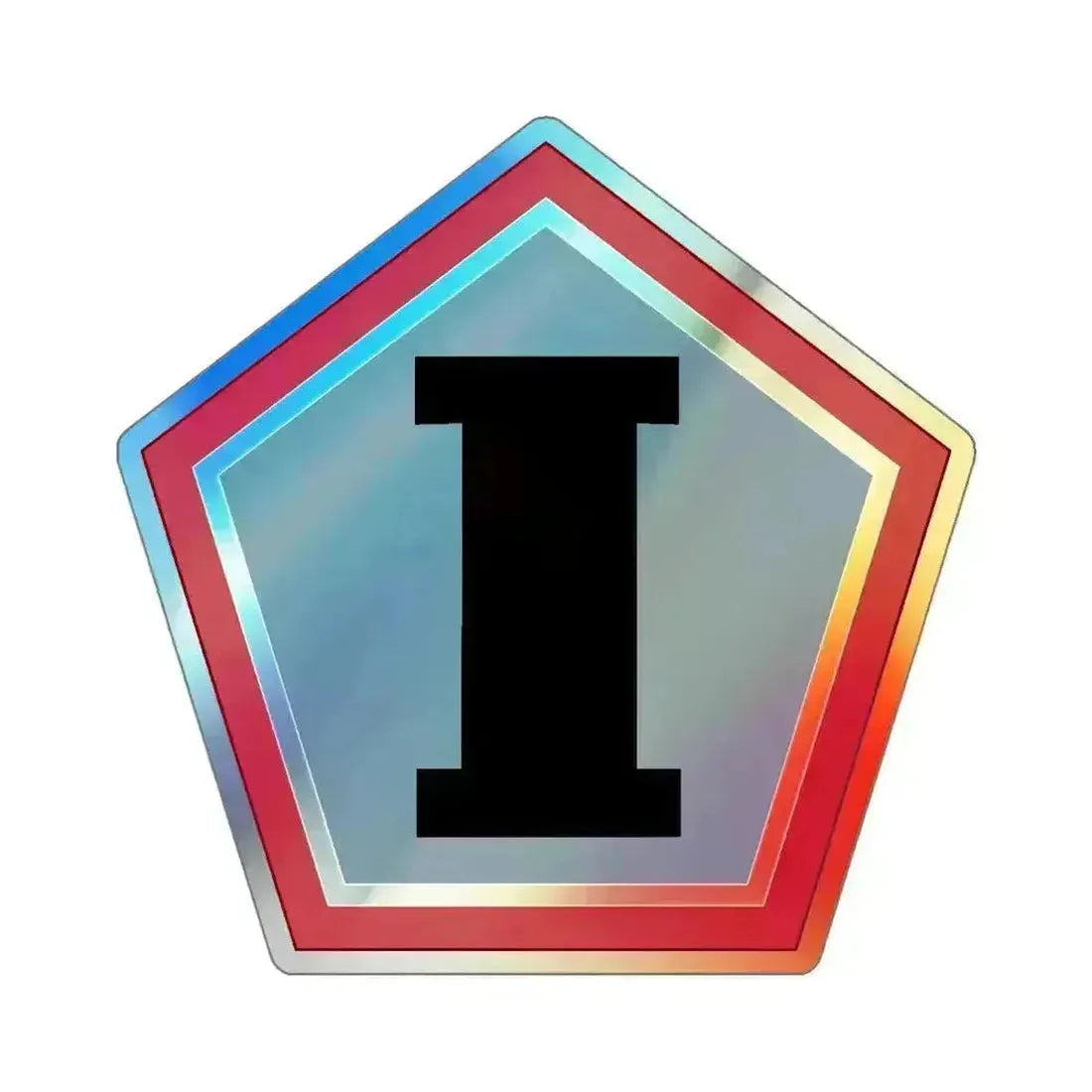 1 Group (U.S. Army) Holographic STICKER Die-Cut Vinyl Decal 5 Inch Holographic - The Sticker Space