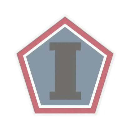 1 Group (U.S. Army) STICKER Vinyl Kiss-Cut Decal 2 Inch Transparent - The Sticker Space