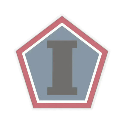 1 Group (U.S. Army) STICKER Vinyl Kiss-Cut Decal 4 Inch Transparent - The Sticker Space